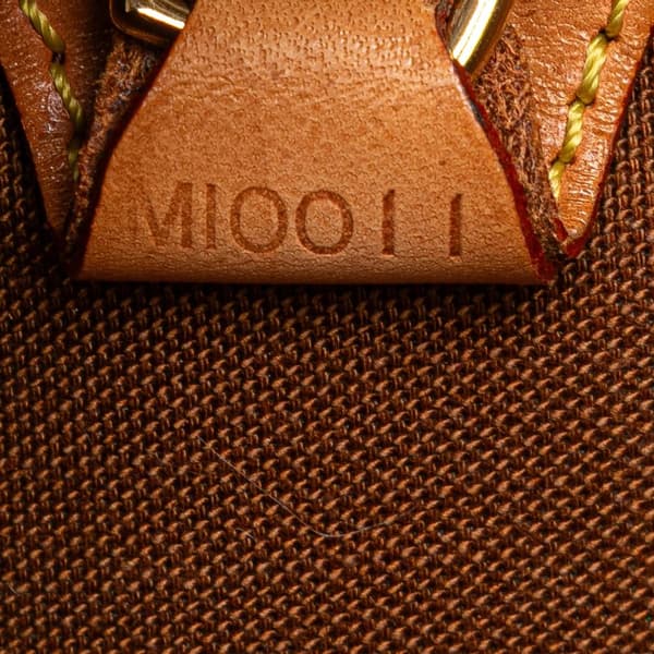 Pre-owned Louis Vuitton Monogram Ellipse PM Brown