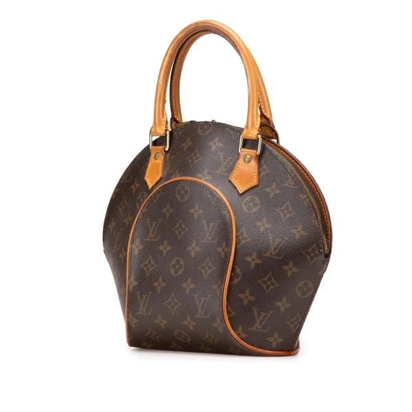 Pre-owned Louis Vuitton Monogram Ellipse PM Brown