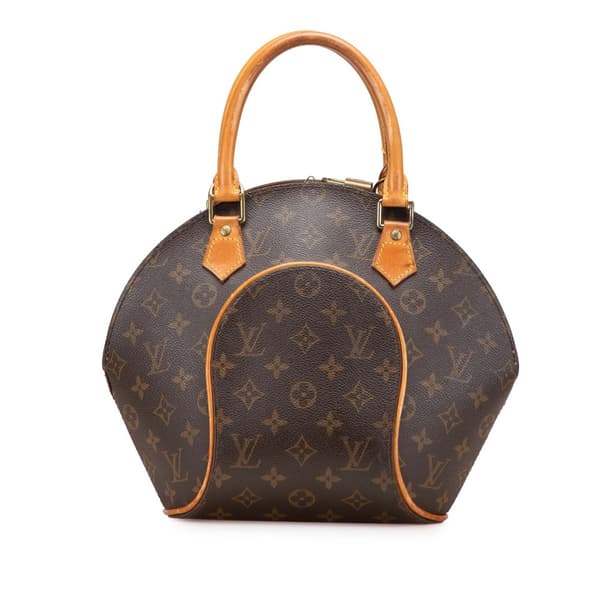 Pre-owned Louis Vuitton Monogram Ellipse PM Brown