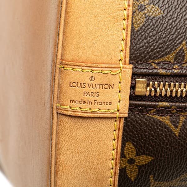 Pre-owned Louis Vuitton Monogram Alma PM Brown