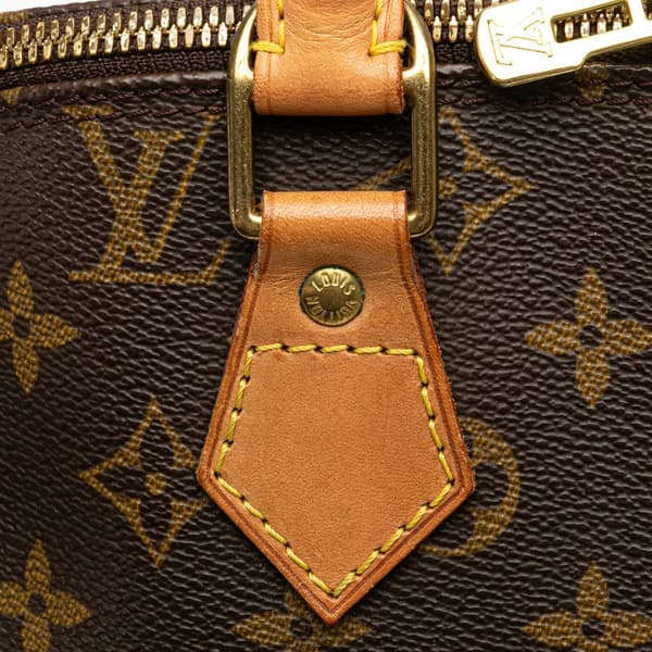 Pre-owned Louis Vuitton Monogram Alma PM Brown