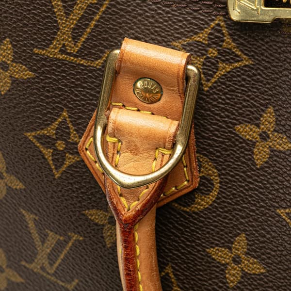 Pre-owned Louis Vuitton Monogram Alma PM Brown