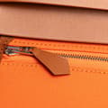 Miniatyrbild 8 av 10: Pre-owned Hermès Toile Herbag Zip 31 Orange
