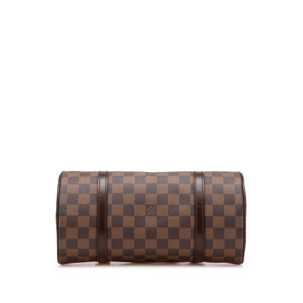 Pre-owned Louis Vuitton Damier Ebene Papillon 26 Brown