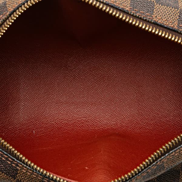 Pre-owned Louis Vuitton Damier Ebene Papillon 26 Brown