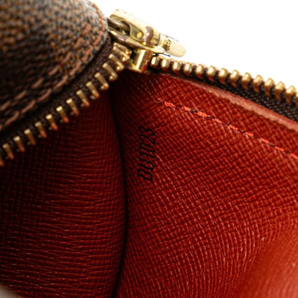 Pre-owned Louis Vuitton Damier Ebene Papillon 26 Brown