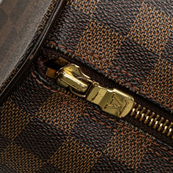 Pre-owned Louis Vuitton Damier Ebene Papillon 26 Brown