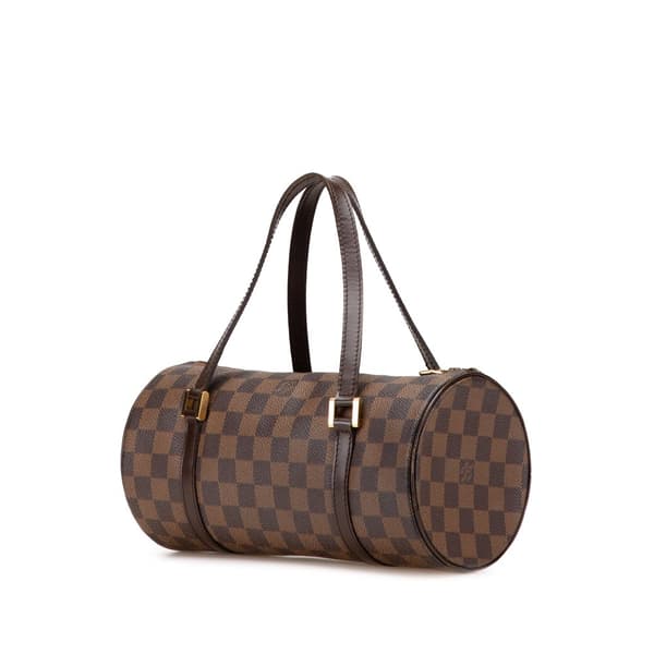 Pre-owned Louis Vuitton Damier Ebene Papillon 26 Brown