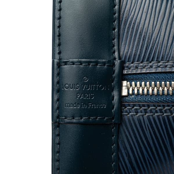 Pre-owned Louis Vuitton Epi Alma PM Blue