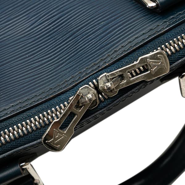 Pre-owned Louis Vuitton Epi Alma PM Blue
