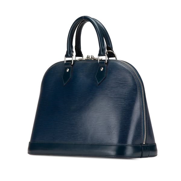 Pre-owned Louis Vuitton Epi Alma PM Blue