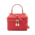 Pikkukuva 1 / 8: Pre-owned Bvlgari Leather Serpenti Forever Vanity Bag Red