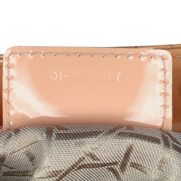 Pre-owned Dior Medium Patent Cannage Lady Dior Brown
