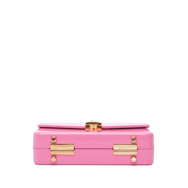 Pre-owned Gucci Mini Acrylic Sylvie 1969 Top Handle Bag Pink
