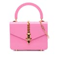 Miniatyrbillede 1 af 10: Pre-owned Gucci Mini Acrylic Sylvie 1969 Top Handle Bag Pink