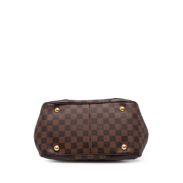 Pre-owned Louis Vuitton Damier Ebene Verona PM Brown