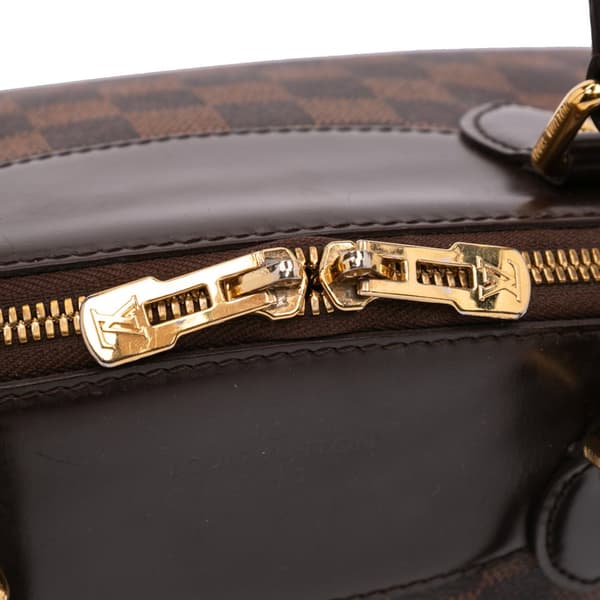 Pre-owned Louis Vuitton Damier Ebene Verona PM Brown