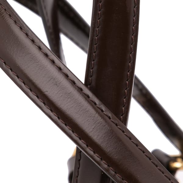 Pre-owned Louis Vuitton Damier Ebene Verona PM Brown