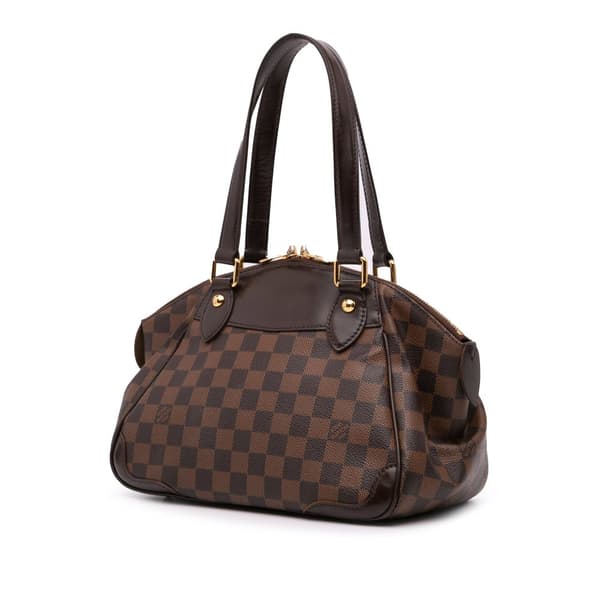 Pre-owned Louis Vuitton Damier Ebene Verona PM Brown
