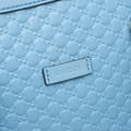 Miniatyrbild 6 av 8: Pre-owned Gucci Medium Microguccissima Dome Satchel Blue