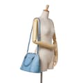 Miniatyrbild 8 av 8: Pre-owned Gucci Medium Microguccissima Dome Satchel Blue