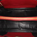 Miniatyrbillede 4 af 10: Pre-owned Prada Studded Saffiano Cuir Promenade Satchel Red