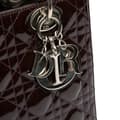 Pikkukuva 7 / 9: Pre-owned Dior Medium Patent Cannage Lady Dior Purple