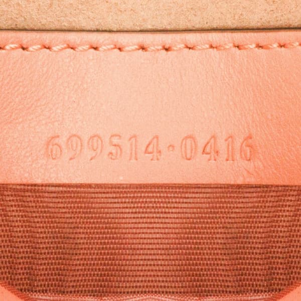 Pre-owned Gucci Mini Matelasse Leather GG Marmont Half Moon Hobo Pink
