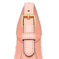 Miniatyrbild 9 av 10: Pre-owned Gucci Mini Matelasse Leather GG Marmont Half Moon Hobo Pink