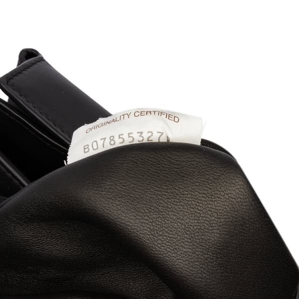 Pre-owned Bottega Veneta Small Nappa Piazza Top Handle Black