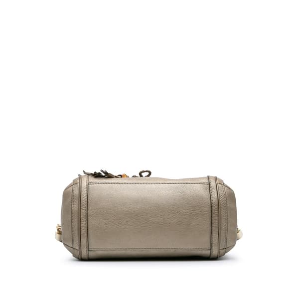 Pre-owned Gucci Leather Bella Satchel Gold