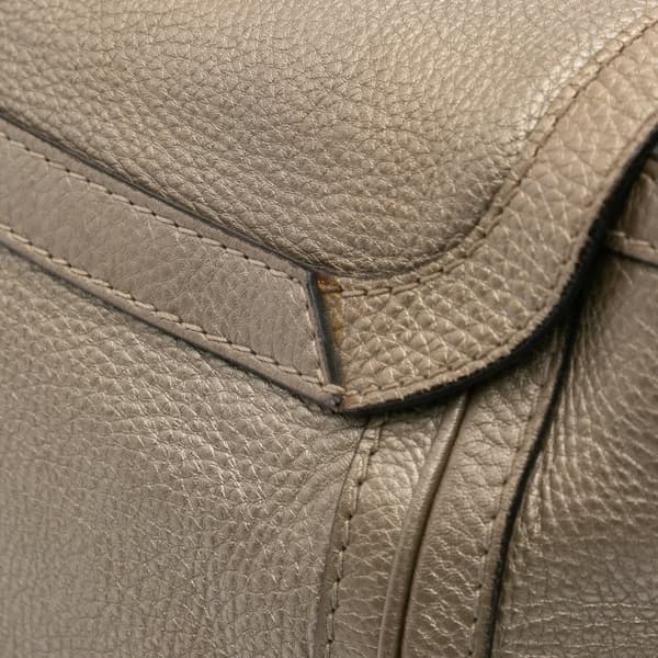 Pre-owned Gucci Leather Bella Satchel Gold