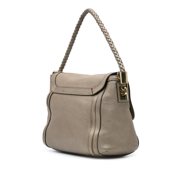 Pre-owned Gucci Leather Bella Satchel Gold