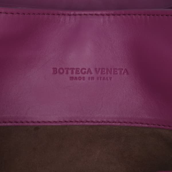 Pre-owned Bottega Veneta Medium Nappa Intrecciato Roma Satchel Purple