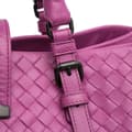 Pikkukuva 9 / 10: Pre-owned Bottega Veneta Medium Nappa Intrecciato Roma Satchel Purple