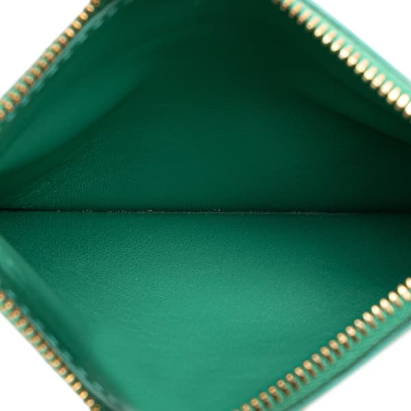 Pre-owned Bottega Veneta Candy Lambskin Intreccio Arco Tote Green
