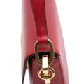 Miniatyrbillede 9 af 10: Pre-owned Prada Saffiano Lux Embleme Satchel Red