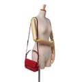 Miniatyrbillede 10 af 10: Pre-owned Prada Saffiano Lux Embleme Satchel Red