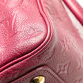 Miniatyrbild 9 av 10: Pre-owned Louis Vuitton Monogram Empreinte Speedy Bandouliere 25 Red