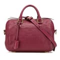 Miniatyrbild 1 av 10: Pre-owned Louis Vuitton Monogram Empreinte Speedy Bandouliere 25 Red