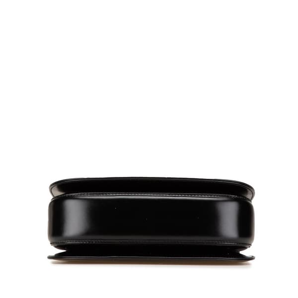 Pre-owned Gucci Calfskin Bamboo Night Black