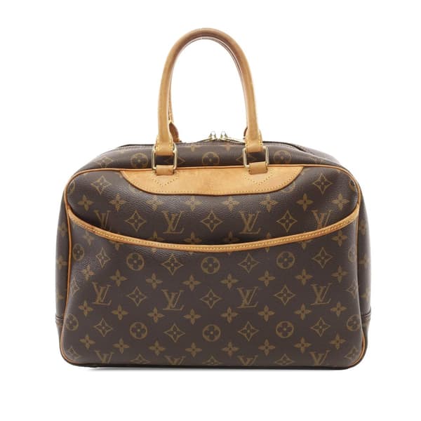 Pre-owned Louis Vuitton Monogram Deauville Brown