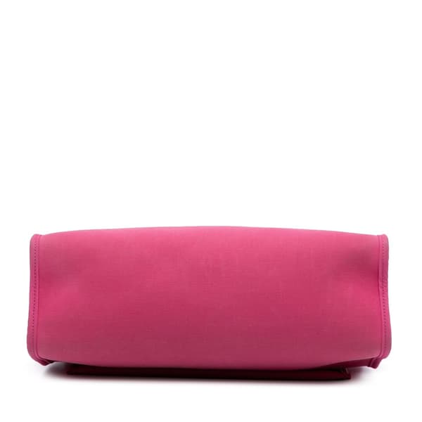 Pre-owned Hermès Toile Herbag Zip 31 Pink