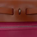 Miniatyrbild 5 av 10: Pre-owned Hermès Toile Herbag Zip 31 Pink