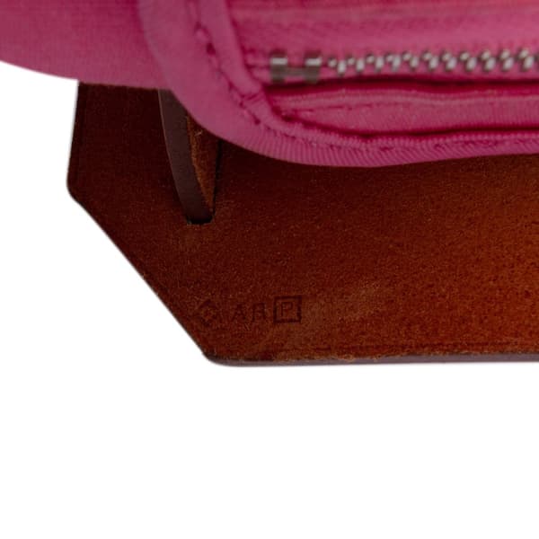 Pre-owned Hermès Toile Herbag Zip 31 Pink