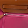Miniatyrbild 8 av 10: Pre-owned Hermès Toile Herbag Zip 31 Pink