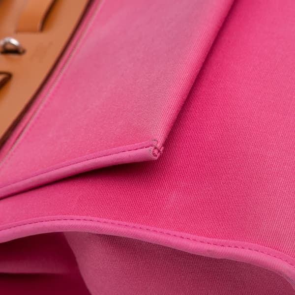 Pre-owned Hermès Toile Herbag Zip 31 Pink