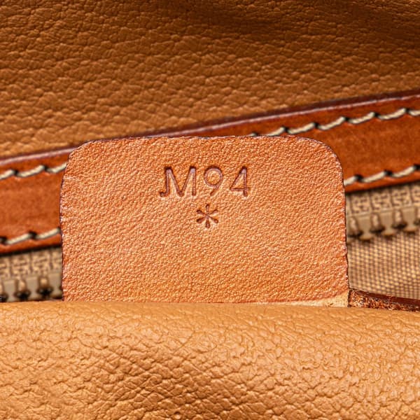 Pre-owned Celine Macadam Coated Canvas Handbag Brown