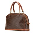 Miniatyrbillede 2 af 9: Pre-owned Celine Macadam Coated Canvas Handbag Brown