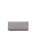 Pikkukuva 3 / 10: Pre-owned Gucci Leather GG Ribbon Satchel Gray